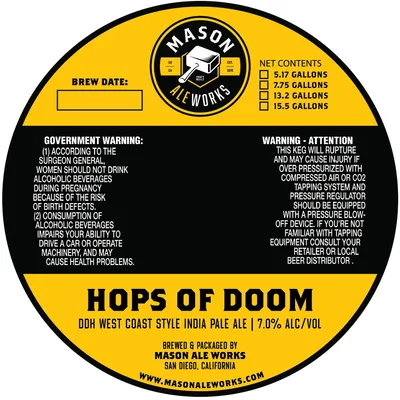 Hops Of Doom label