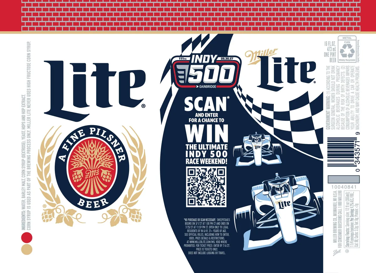 Miller Lite label