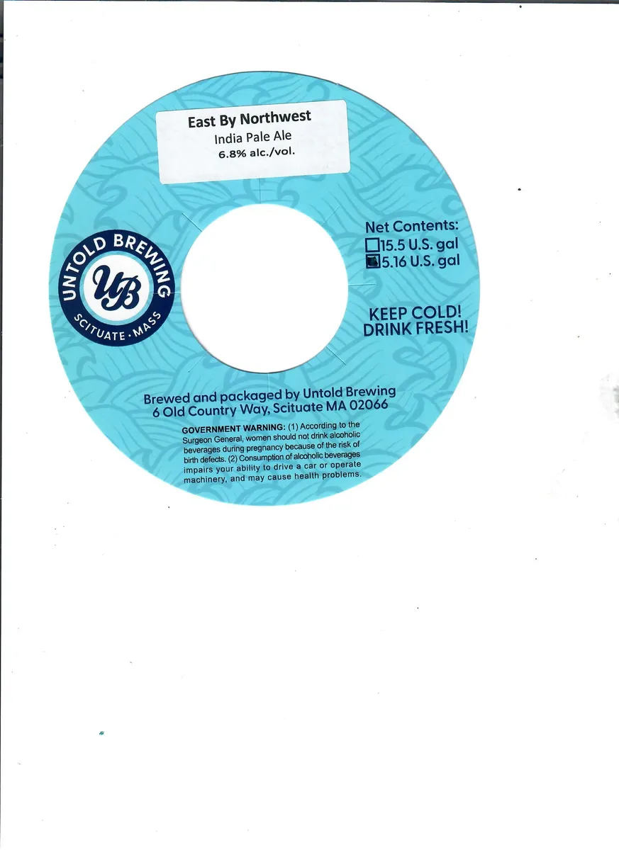 East By Northwest label
