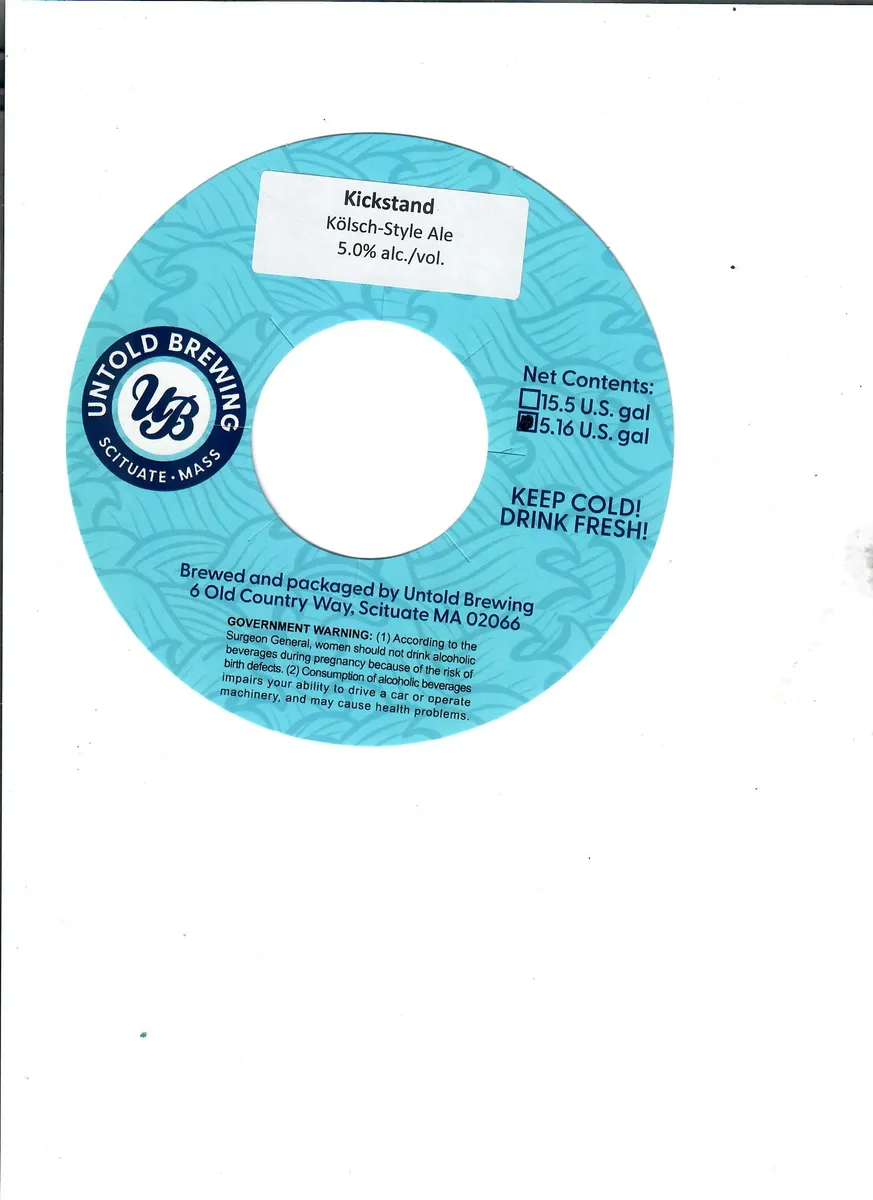Kickstand 5.16 Gal label