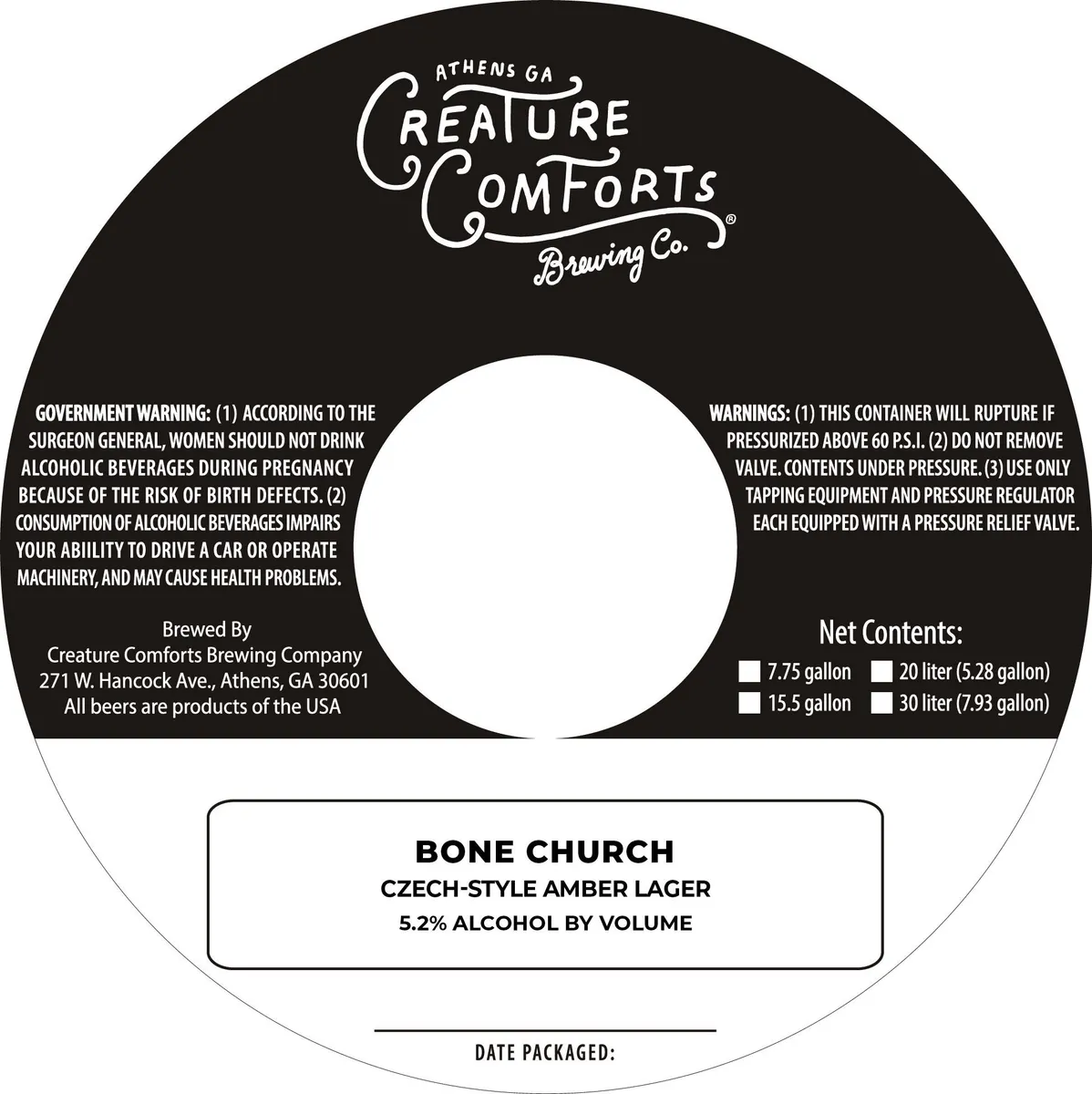 Bone Church label