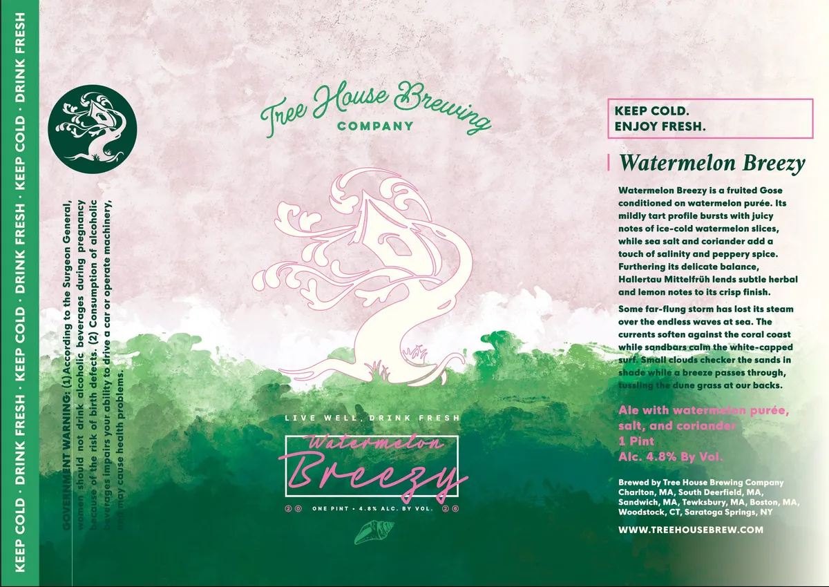 Watermelon Breezy label