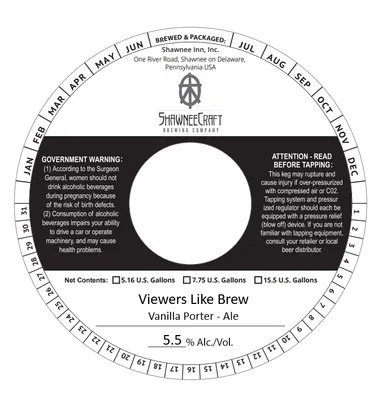 Viewers Like Brew label