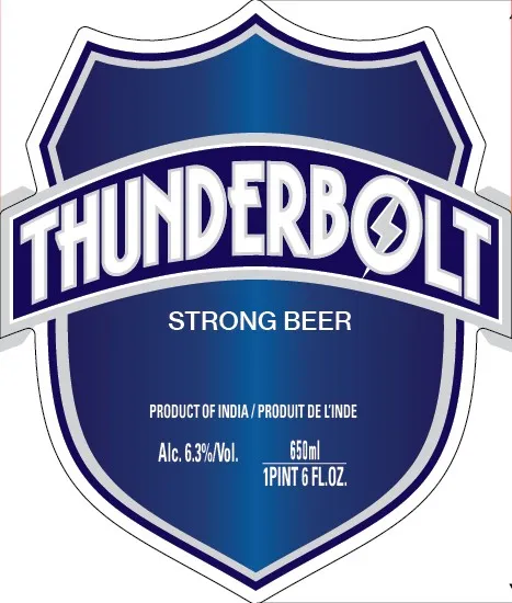 Strong Beer label