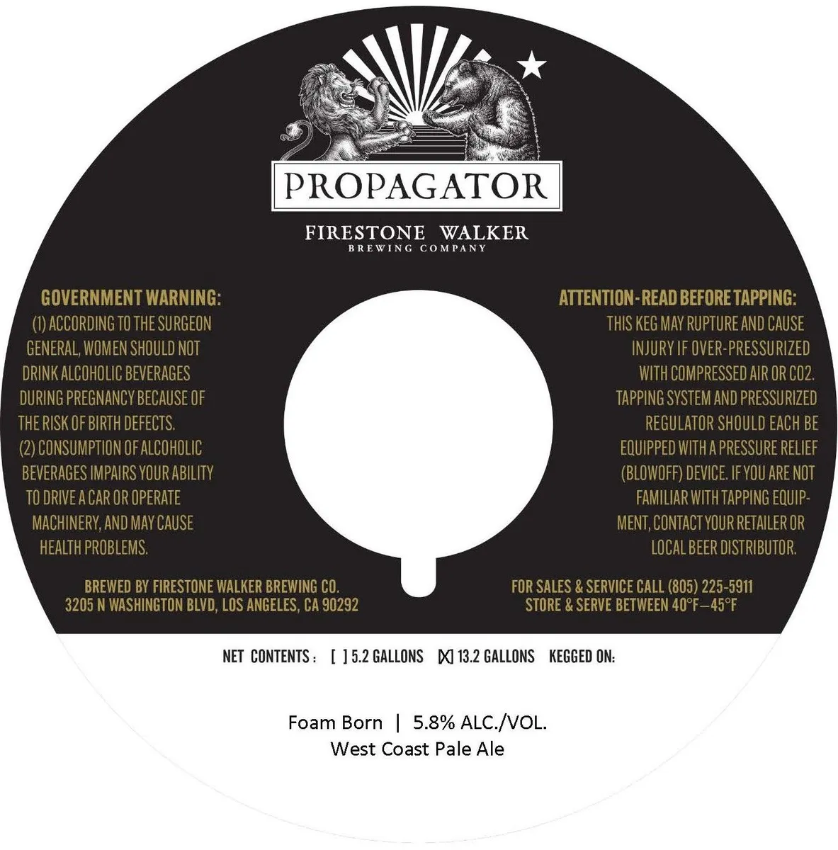 Foam Born label