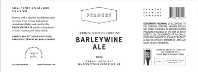 Barleywine Ale label