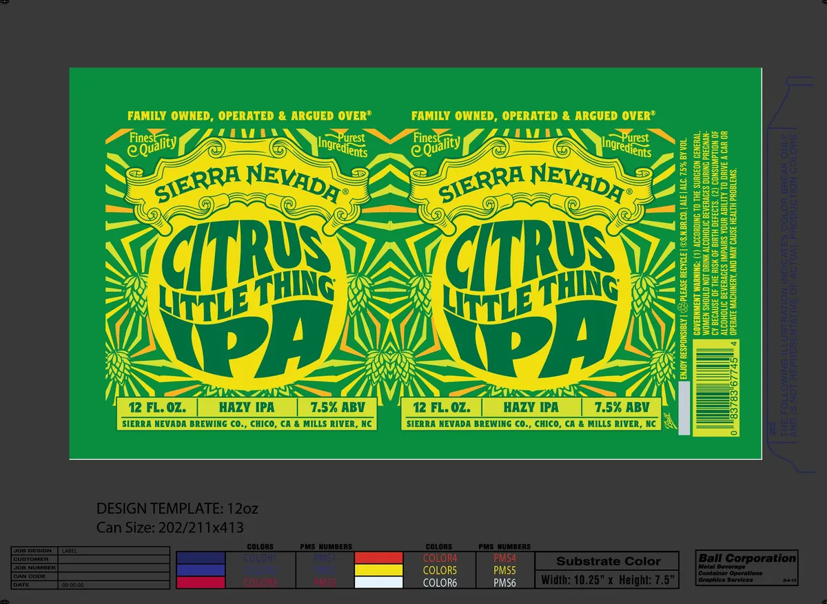 Citrus Little Thing label