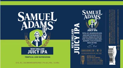 New England Juicy IPA label