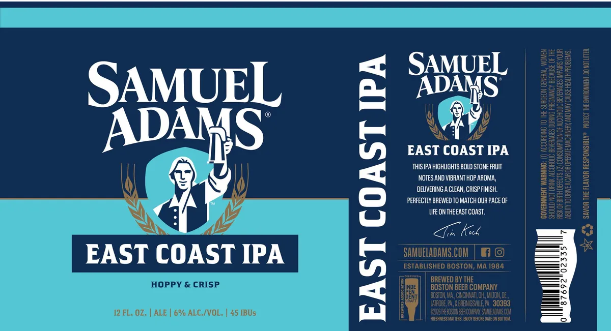 East Coast IPA label