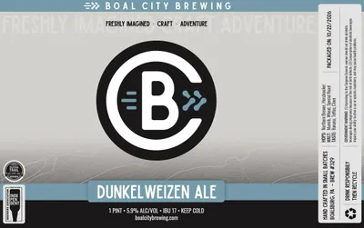 Dunkelweizen Ale label