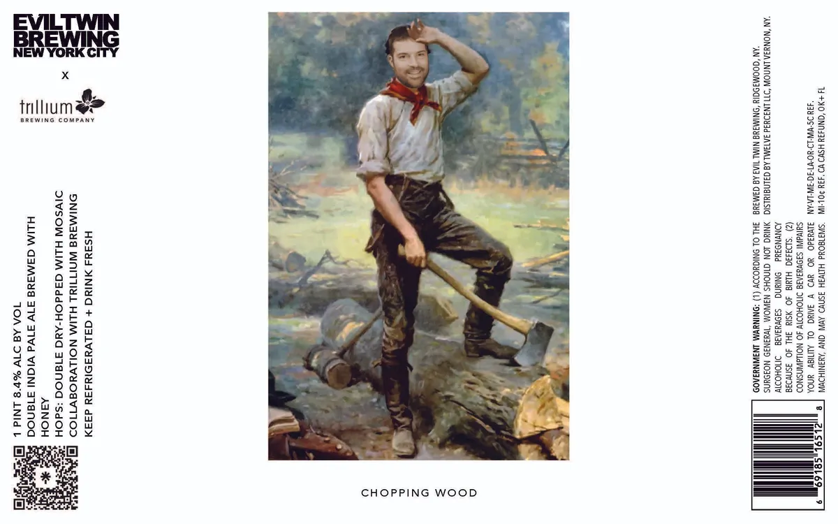 Chopping Wood label