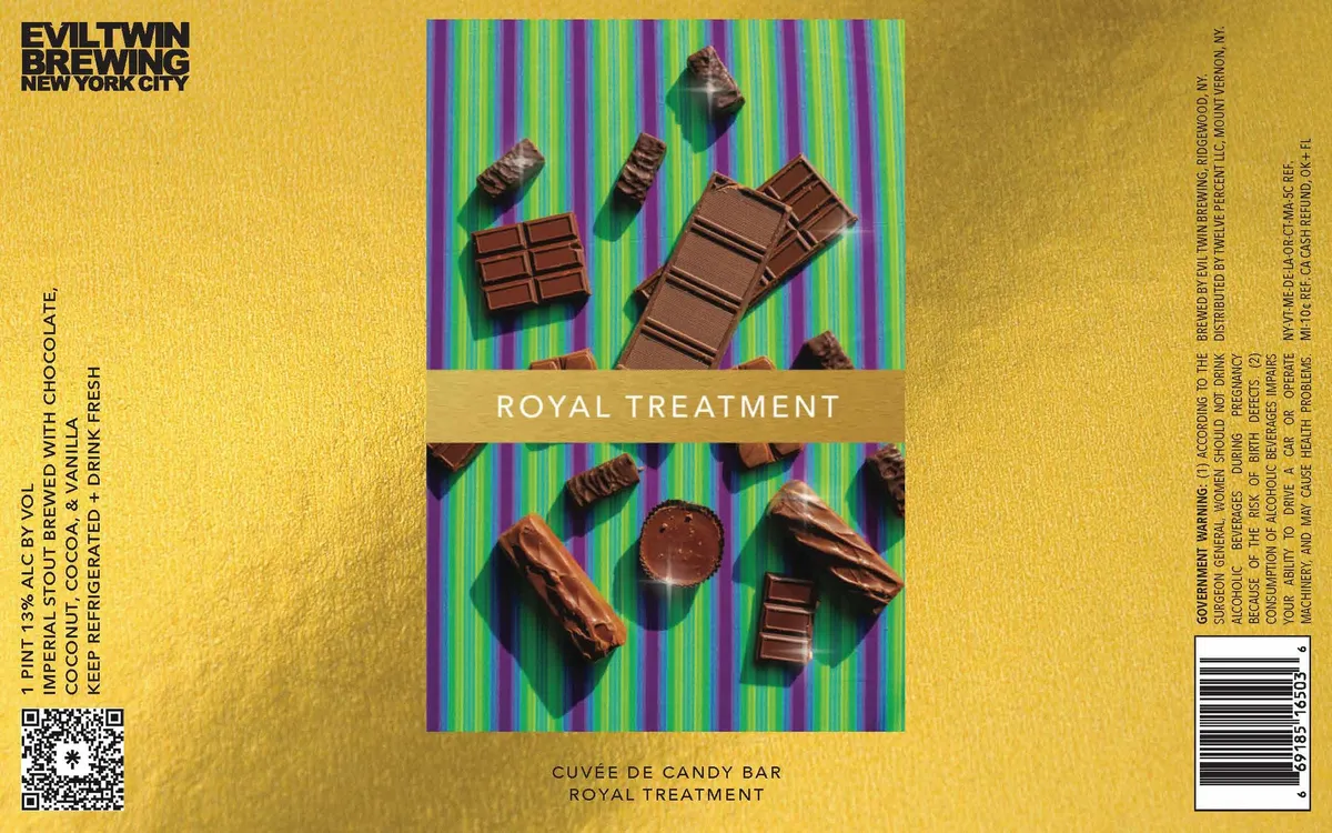 Cuvée de Candy Bar - Royal Treatment label
