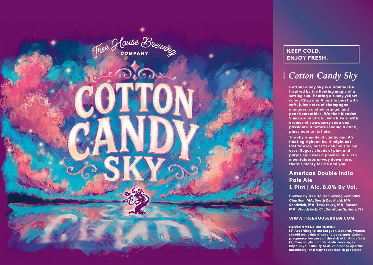 Cotton Candy Sky label
