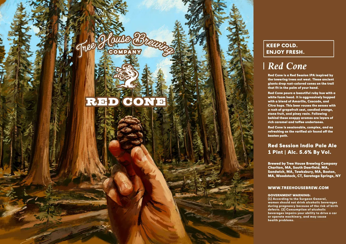 Red Cone label