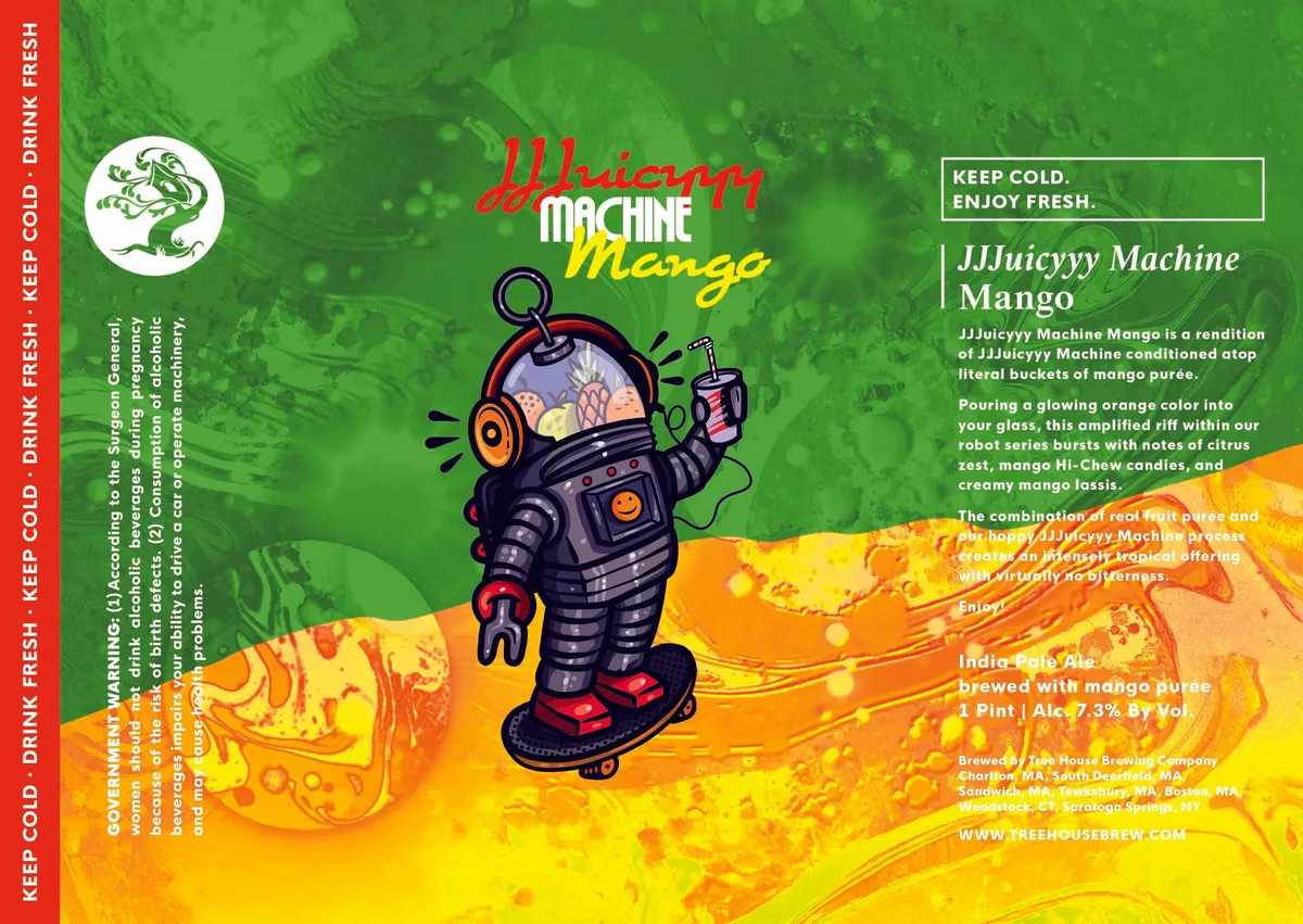 JJJuicyyy Machine Mango label