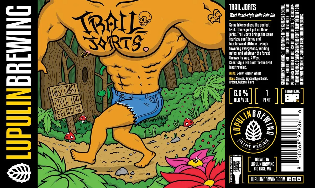 Trail Jorts label