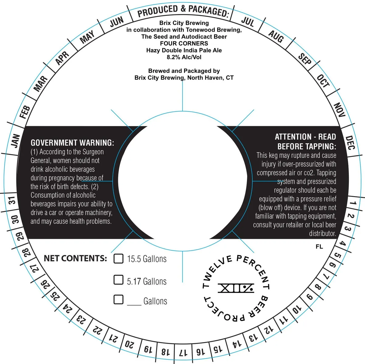 Four Corners label