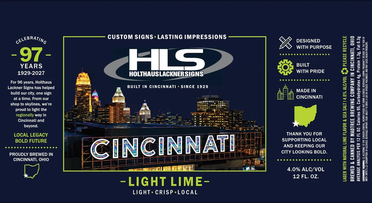 Light Lime label