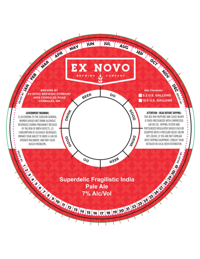 Superdelic Fragilistic India Pale Ale label