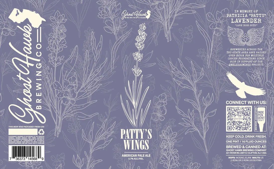 Patty's Wings label