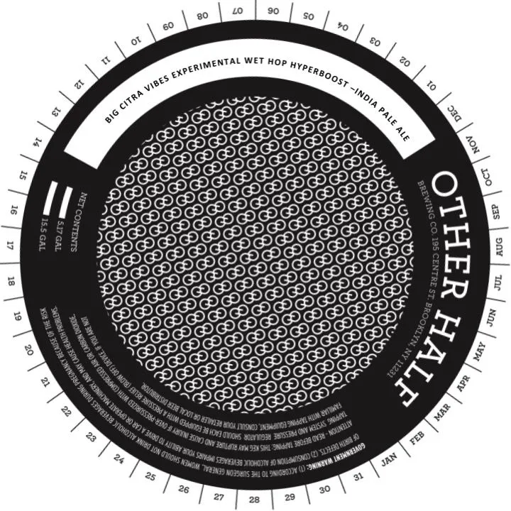 Big Citra Vibes: Experimental Wet Hop Hyperboost label