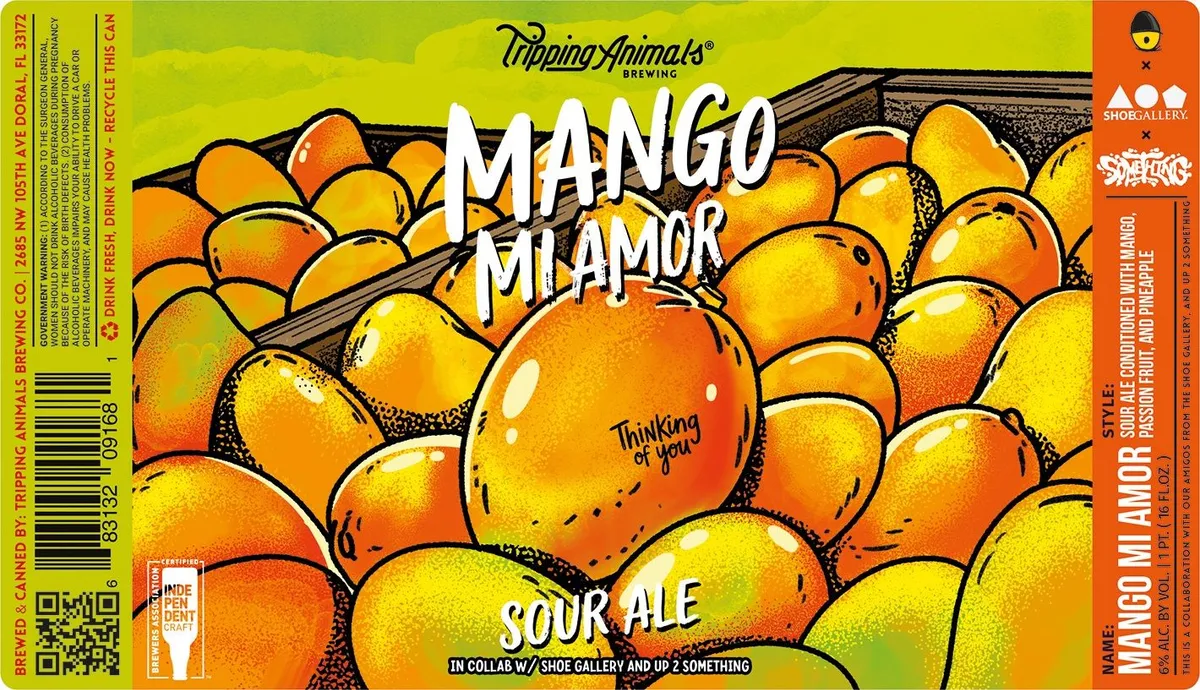 Mango Mi Amor label