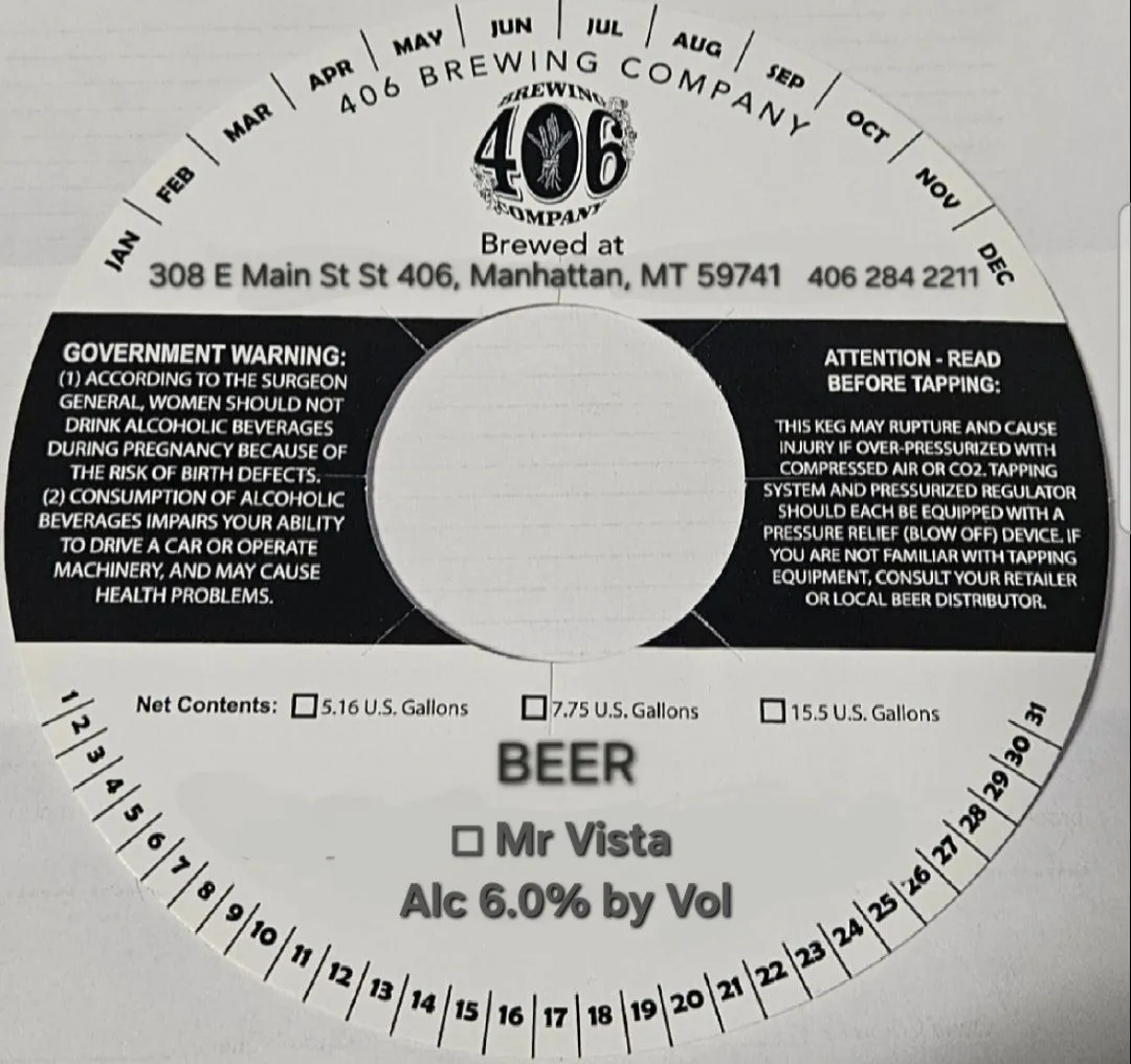 Mr Vista label