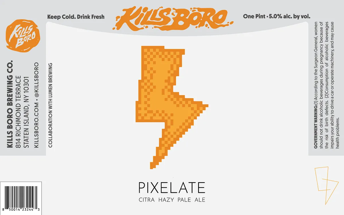 Pixelate label
