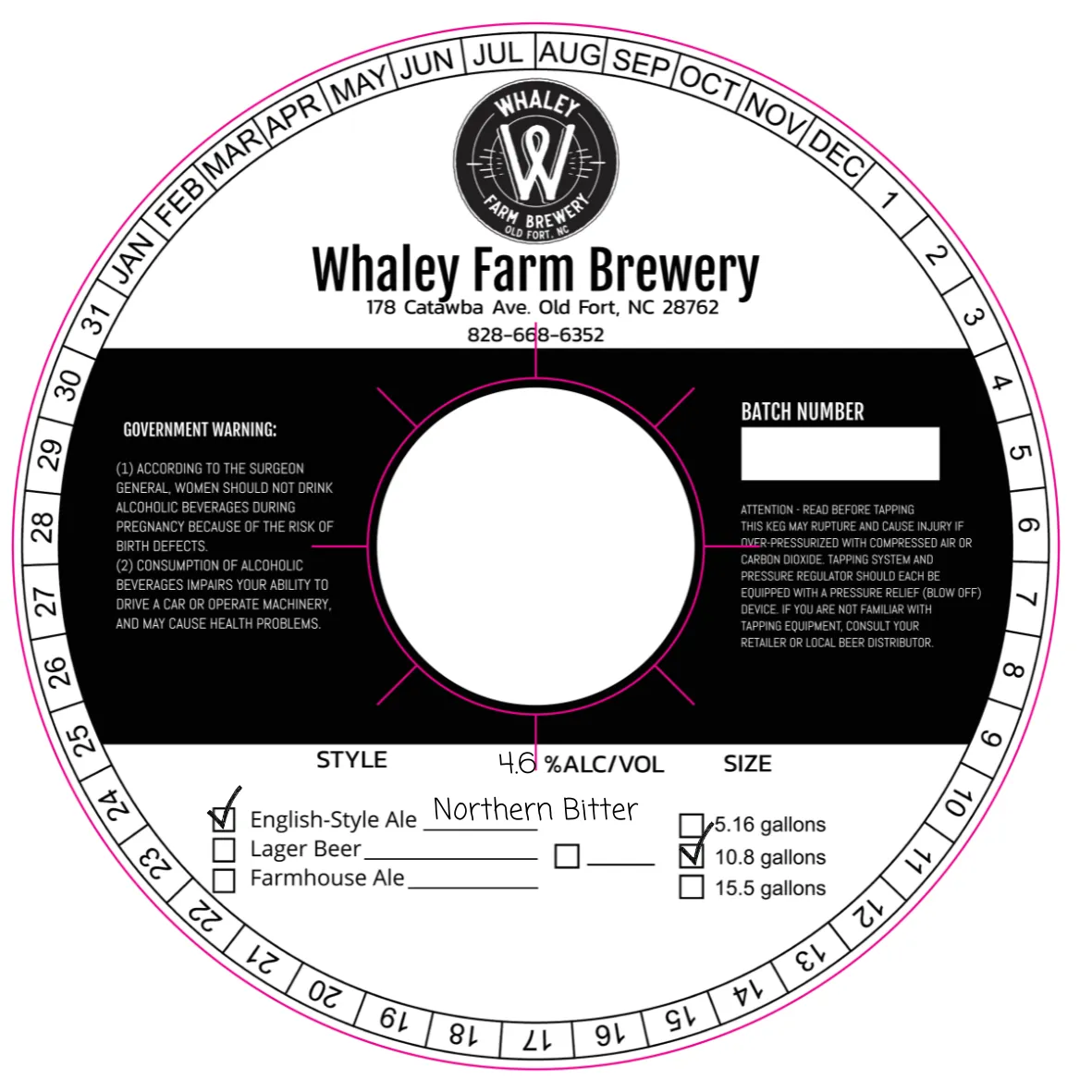 Northern Bitter label