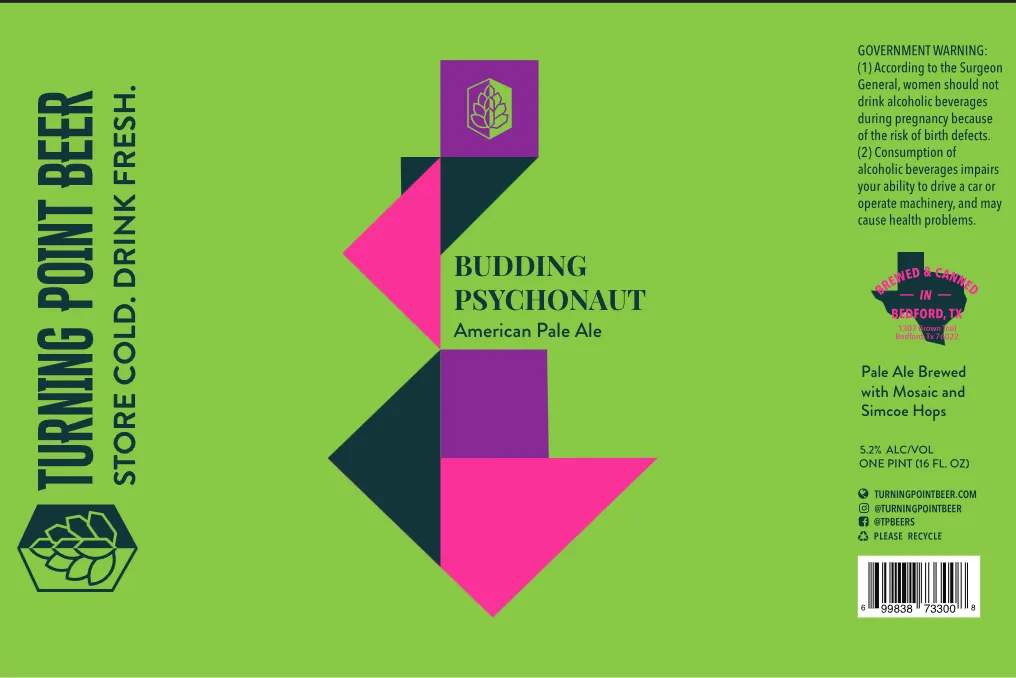 Budding Psychonaut label