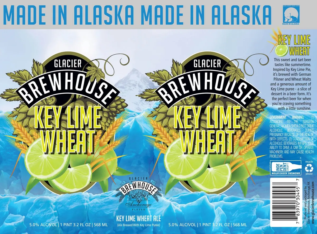 Key Lime Wheat label