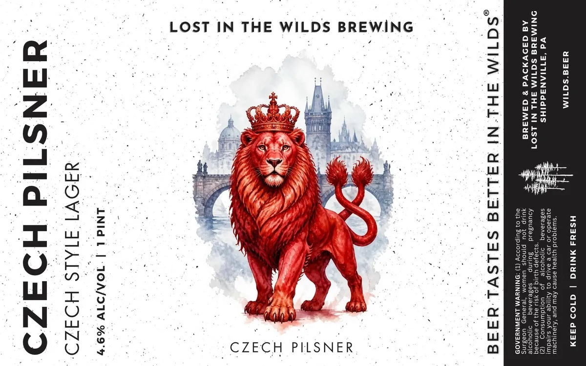 Czech Pilsner label