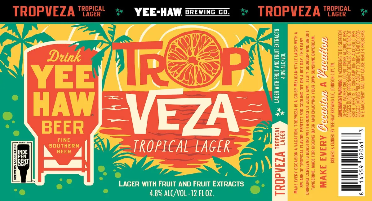 Tropveza label