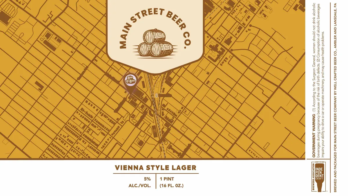 Vienna Style Lager label