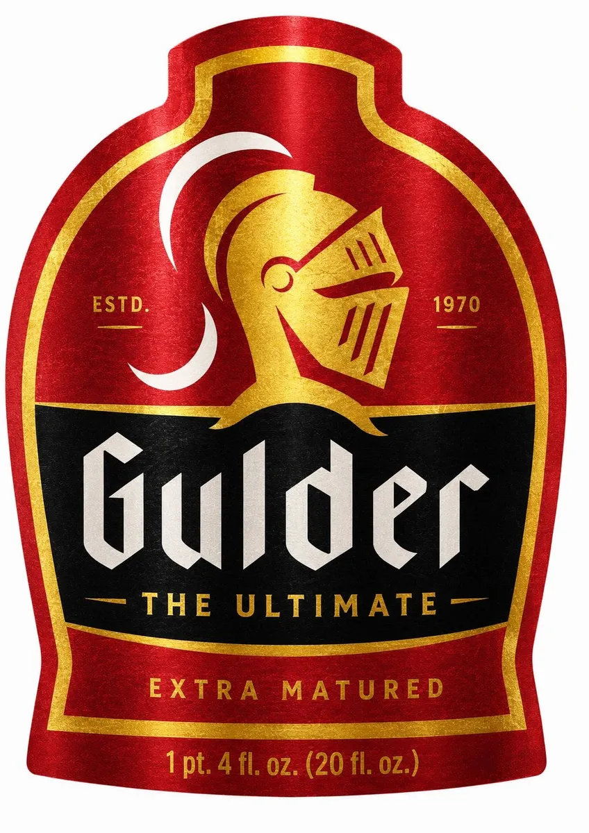 Gulder label art — GULDER