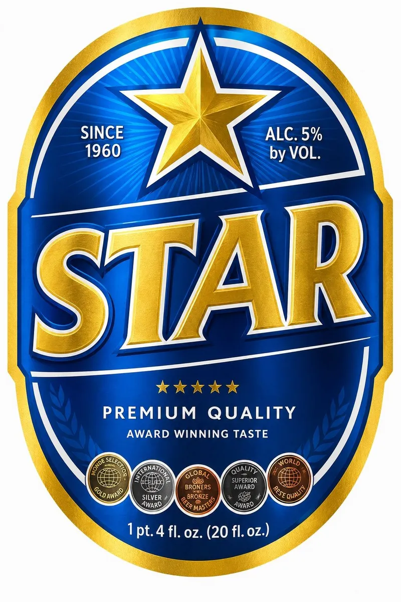 Star label art — STAR