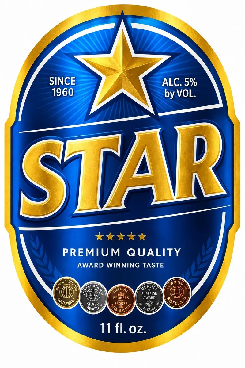 Star label art — STAR
