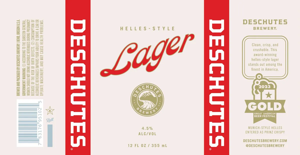 Helles-Style Lager label