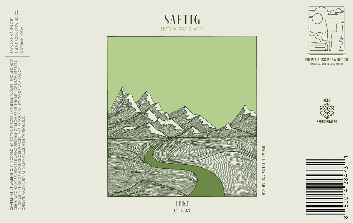 Saftig label
