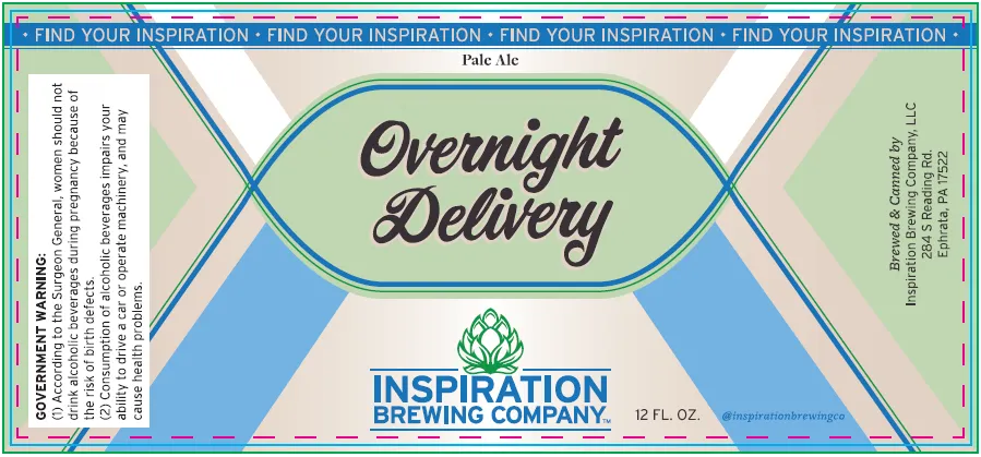 Overnight Delivery label