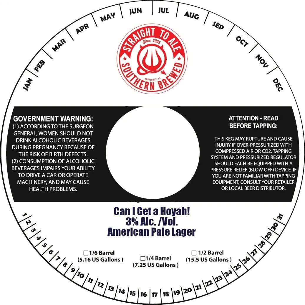 Can I Get a Hoyah! label