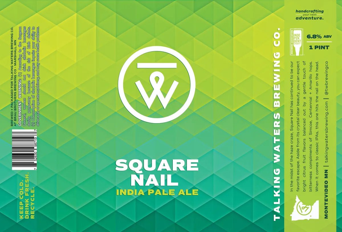 Square Nail label
