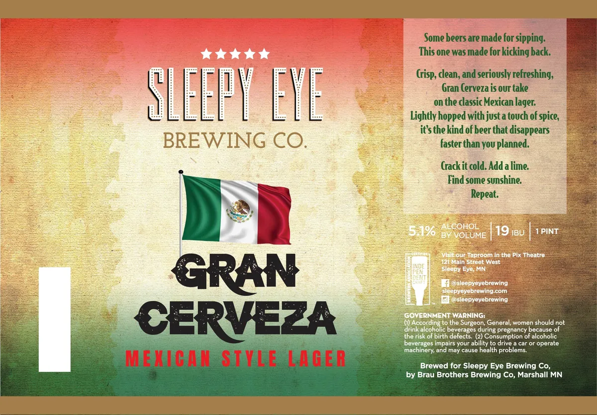Gran Cerveza label