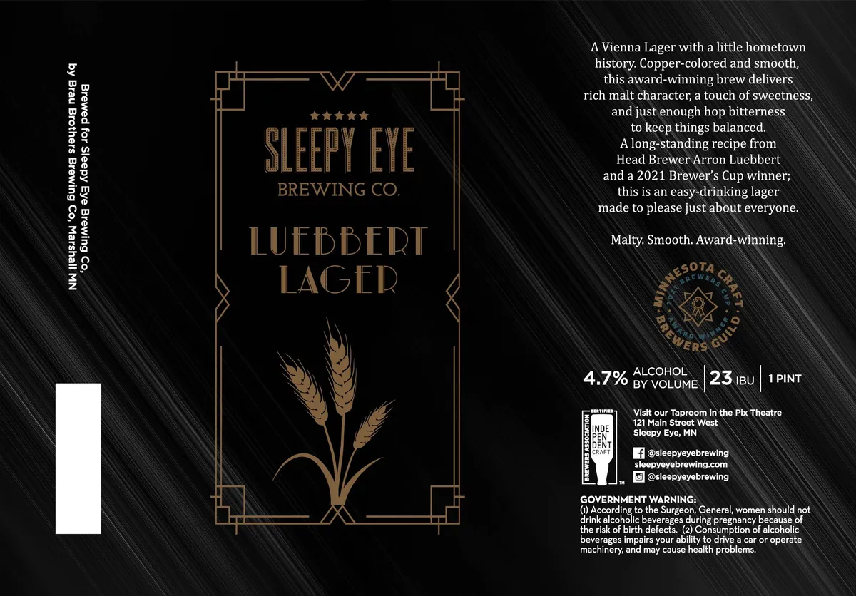 Luebert Lager label