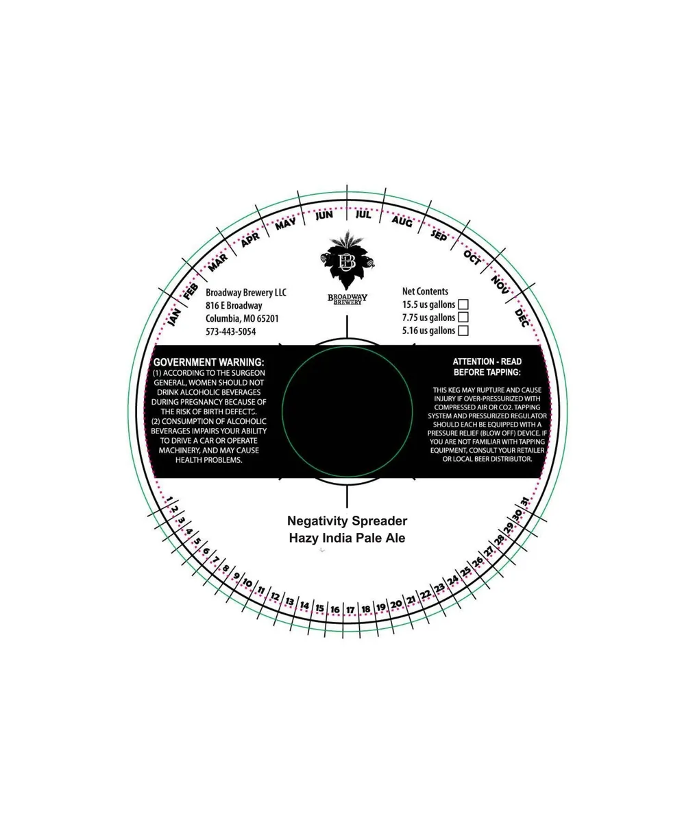 Negativity Spreader label