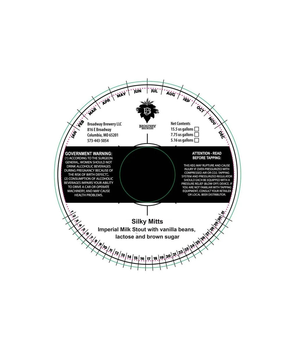 Silky Mitts label
