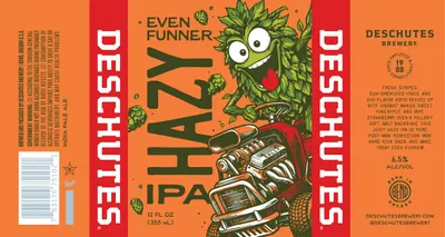 Even Funner Hazy IPA label