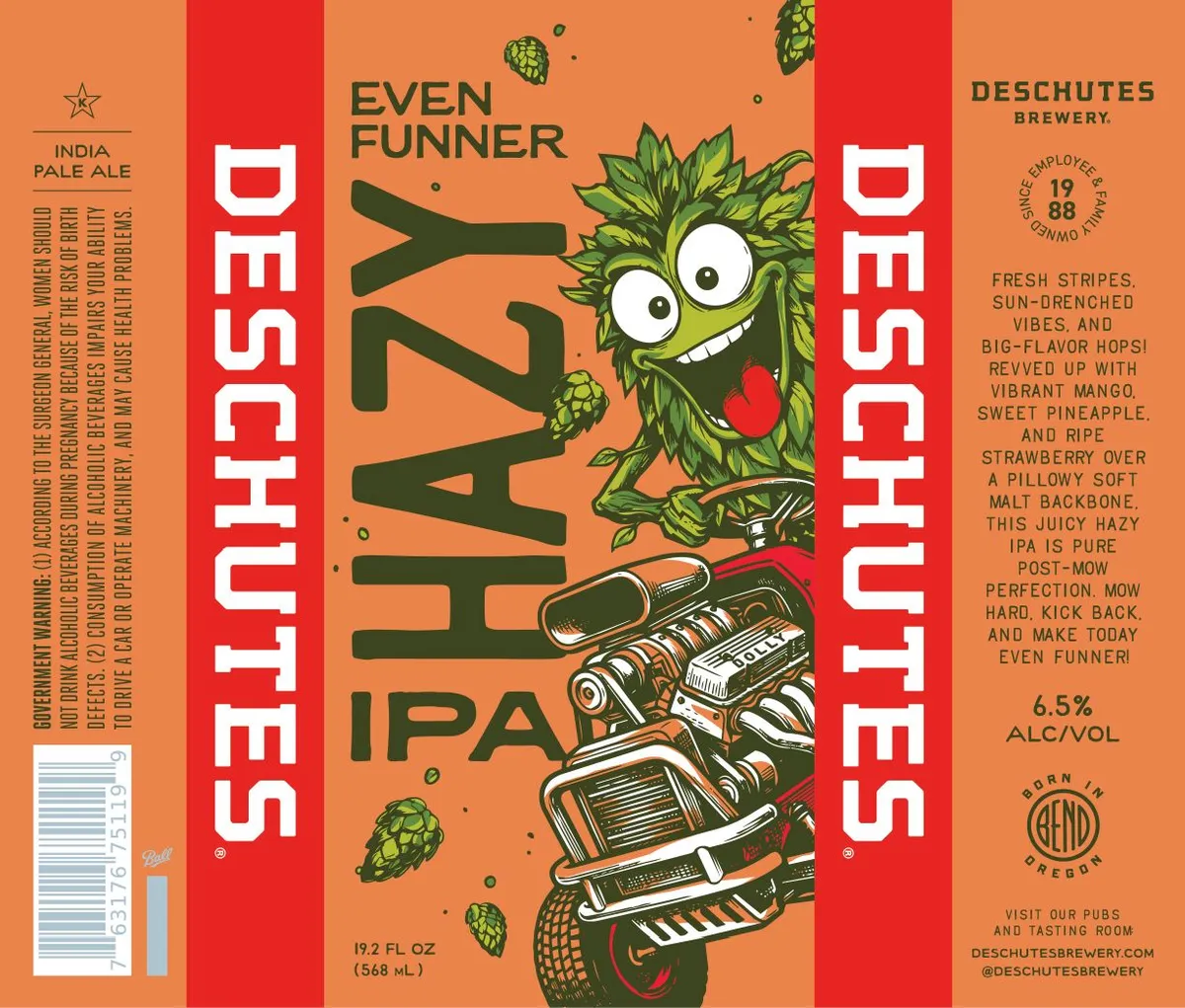 Even Funner IPA label