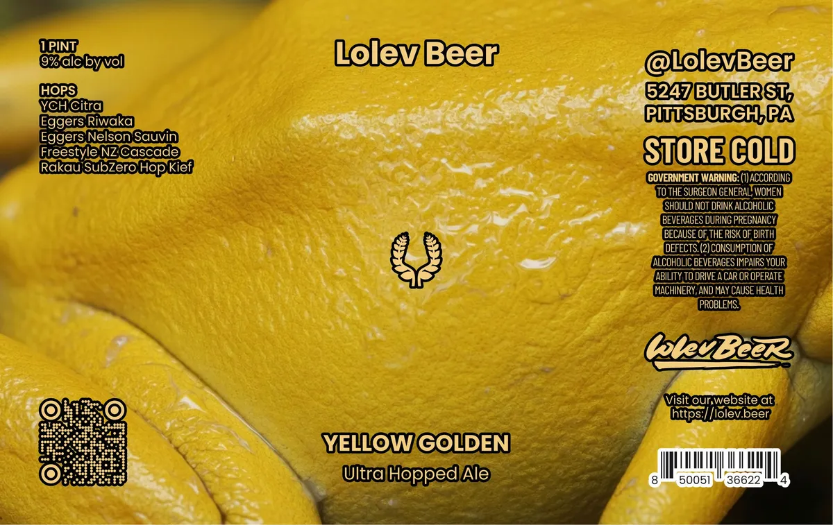 Yellow Golden label
