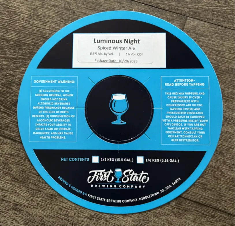 Luminous Nights label